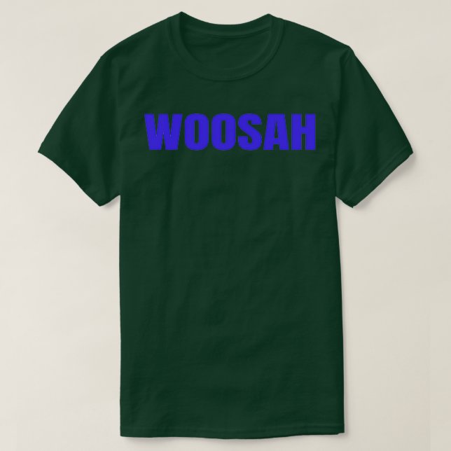 Woosah Calm Zen Yoga Exhale Gear T-Shirt (Design Front)