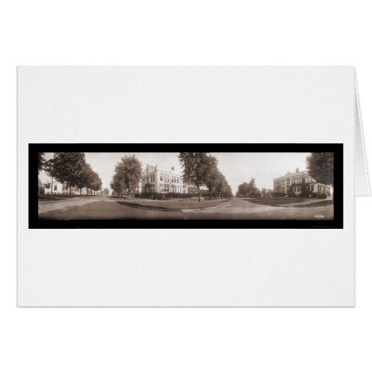 Wooster U Birdseye Photo 1913 Cards (Front Horizontal)