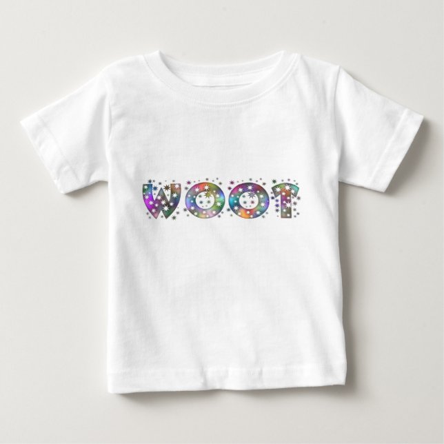 Woot! - Glitter Font Baby T-Shirt (Front)