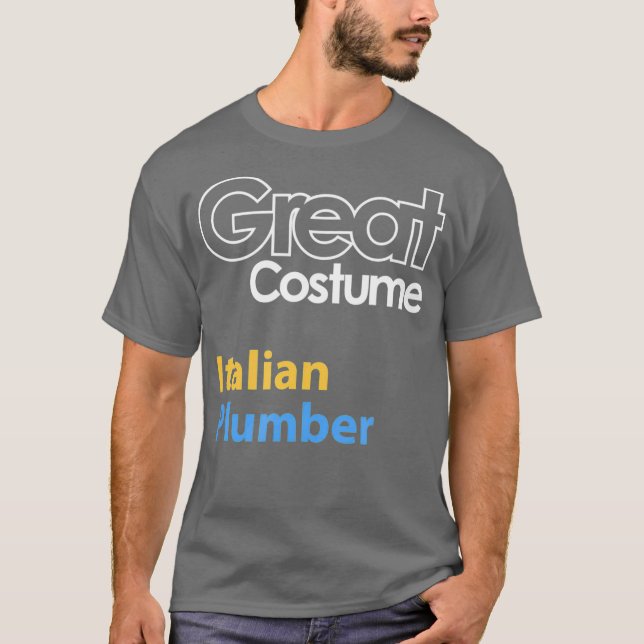 Woot Italian Plumber T-Shirt (Front)