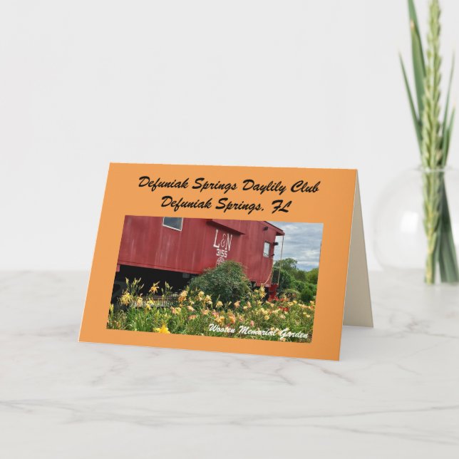 Wooten Memorial Garden Greeting Card (Front)
