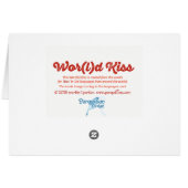 Wor(l)d Kiss Card (Back Horizontal)