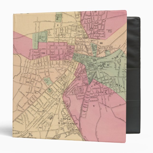 Worcester 3 Ring Binder (Front/Inside)