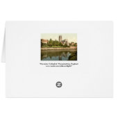 Worcester Cathedral, Worcestershire, England Cards (Back Horizontal)