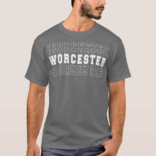 Worcester city Massachusetts Worcester MA 1 T_Shirt