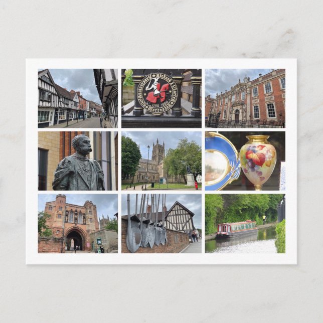 Worcester Holiday Postcard (Front)