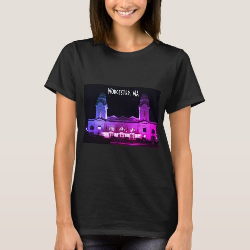 Worcester MASS _ Historical Architecture T_Shirt