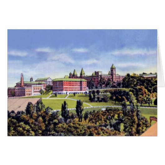 Worcester Massachusetts Holy Cross College Cards (Front Horizontal)