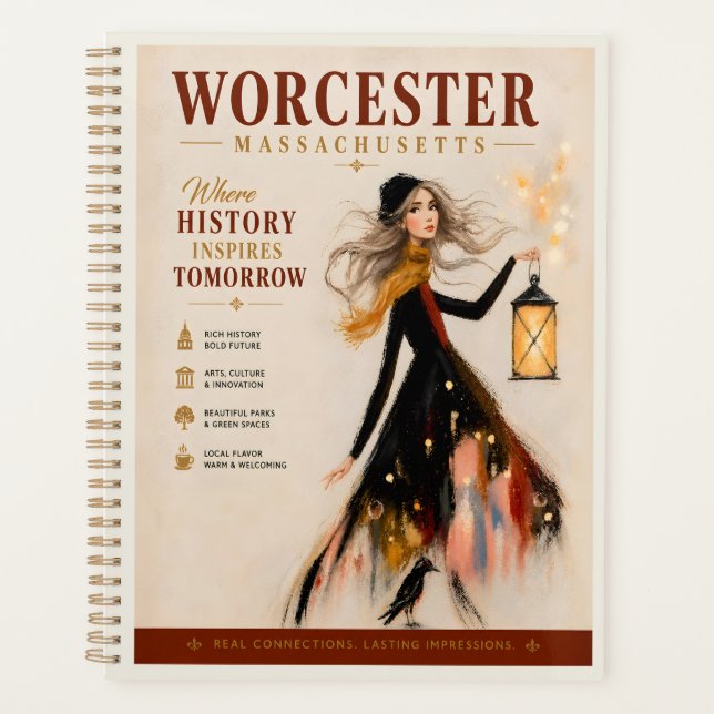 Worcester Massachusetts Inspired Tomorrow Planner (Front)