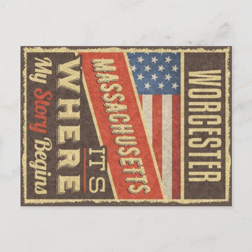 Worcester Massachusetts Postcard