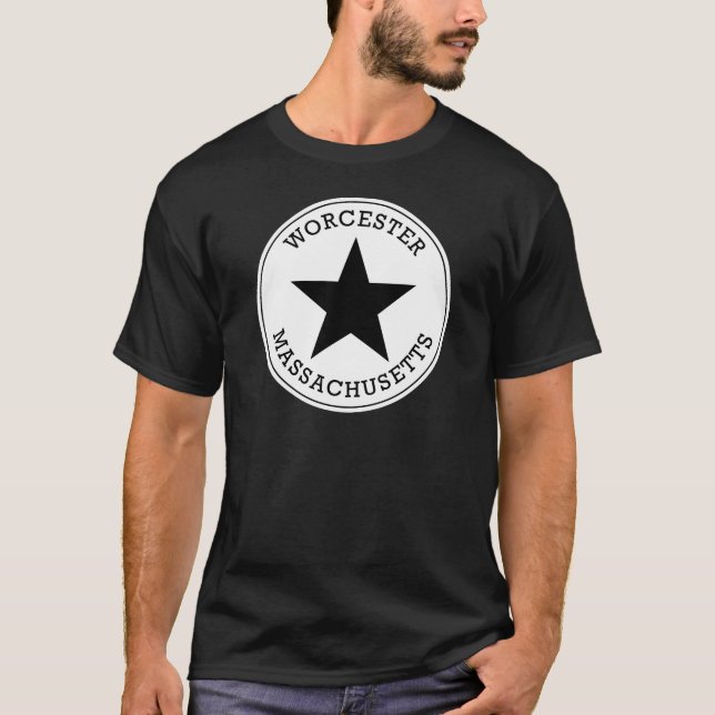 Worcester Massachusetts T Shirt (Front)