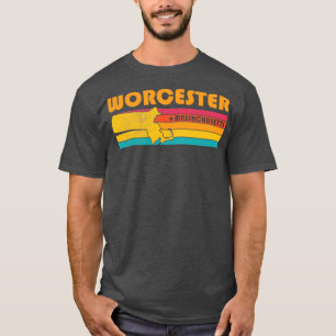 Worcester Massachusetts Vintage Distressed Souveni T-Shirt