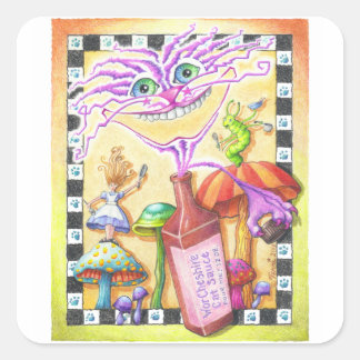 WorCheshire Cat Stickers