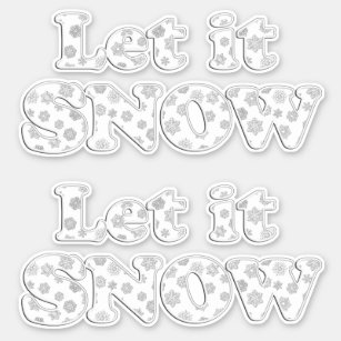 Creative Memories Let it Snow Stickers/3pk