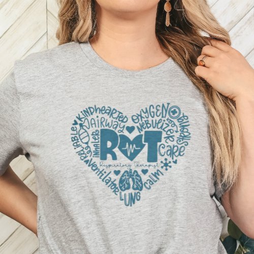 Word Art Respiratory Therapy  T_Shirt