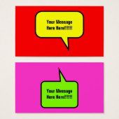 word Balloon (Front & Back)