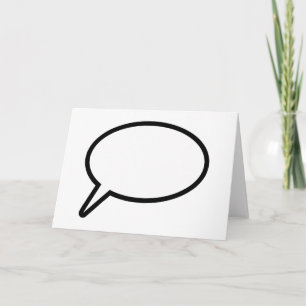 Word Balloon Card