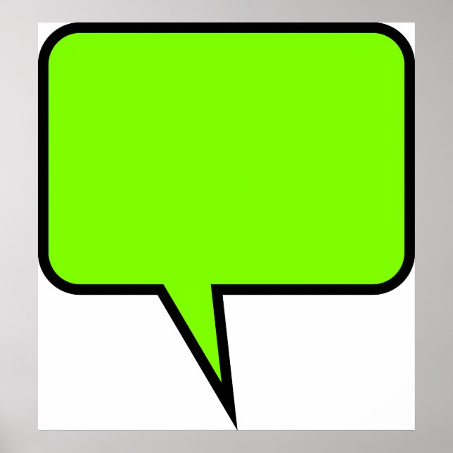 Word Balloon Poster (Front)