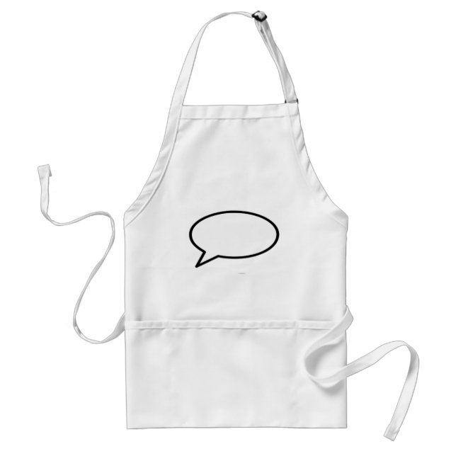 Word Bubble Left The MUSEUM Zazzle Gifts Adult Apron (Front)