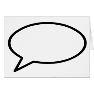 Word Bubble Left The MUSEUM Zazzle Gifts Cards