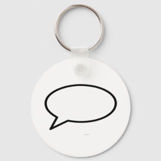 Word Bubble Left The MUSEUM Zazzle Gifts Keychain