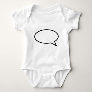 Word Bubble Right Trans The MUSEUM Zazzle Gifts Baby Bodysuit