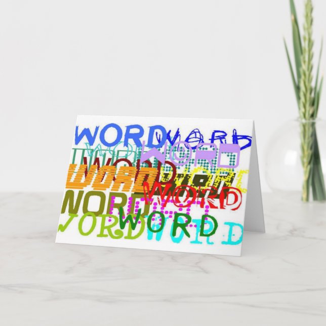 Word Card (Front)