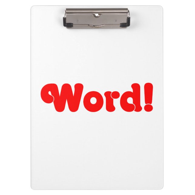 Word! Clipboard (Front)