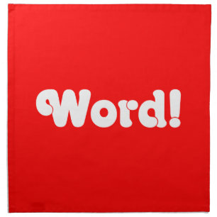 Word! Cloth Napkin