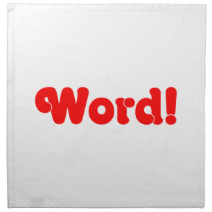 Word! Cloth Napkin