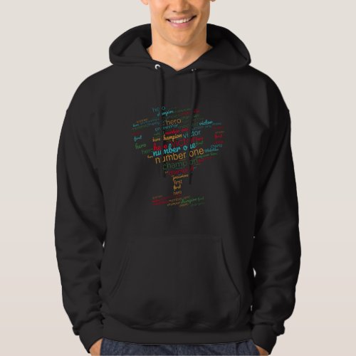 WORD CLOUD MOTIVATION  Stylish And Modern Hoodie