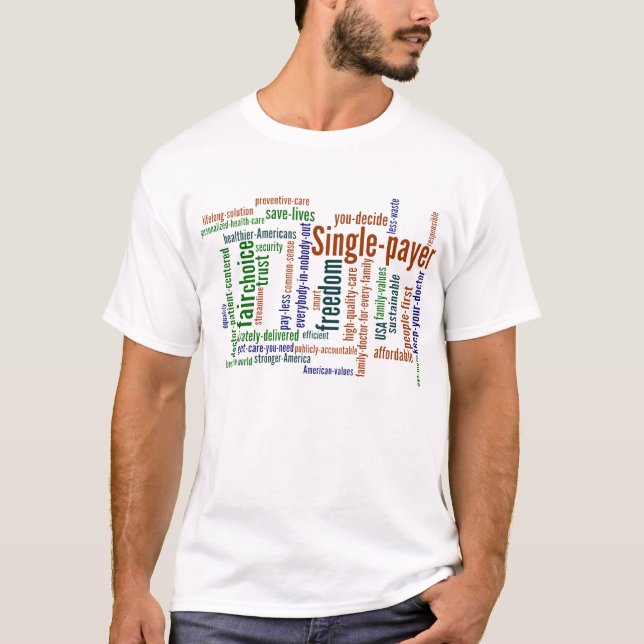 Word Cloud T-shirt (Front)