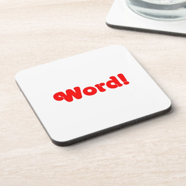 Word! Coaster (Left Side)