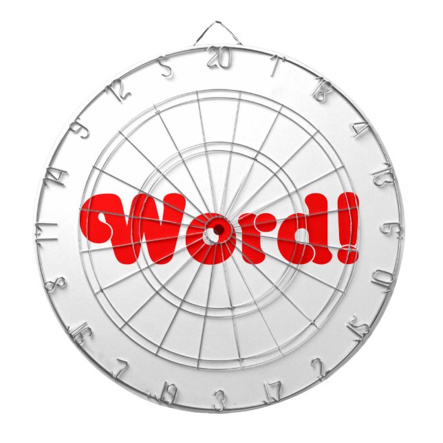 Word! Dart Board (Front)
