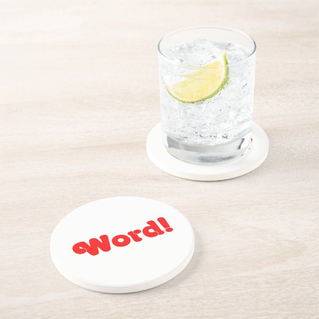 Word! Drink Coaster (Side)