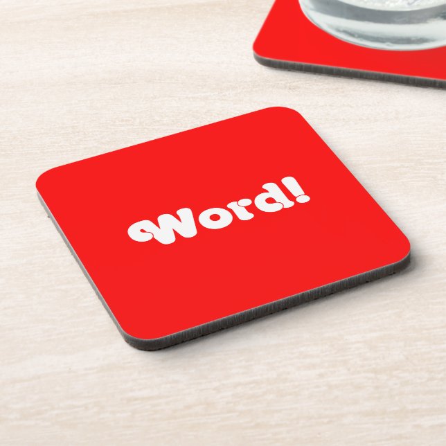 Word! Drink Coaster (Left Side)