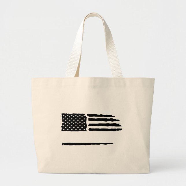 Word Flag Customize It - Personalize it Large Tote Bag (Front)