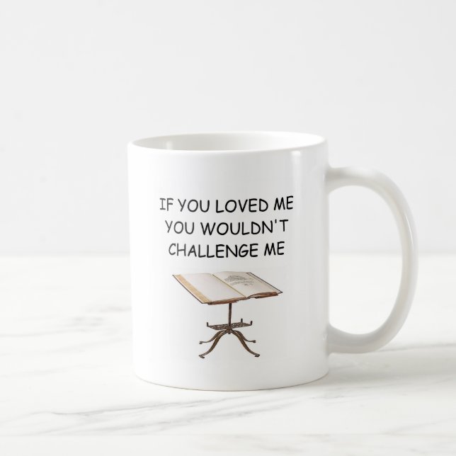 word game joke coffee mug (Right)