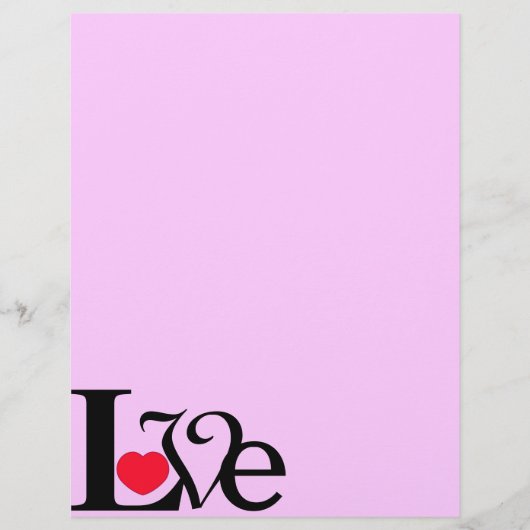 Word Love Heart (Front)