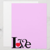 Word Love Heart (Front/Back)