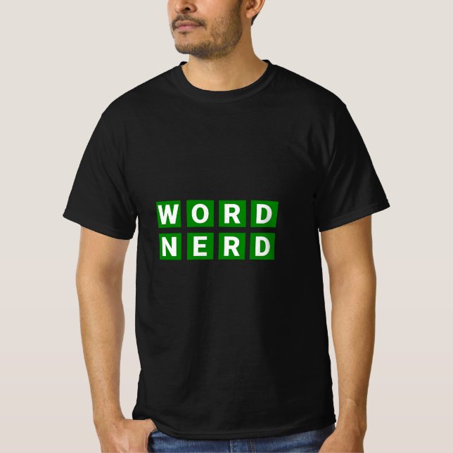 Word Nerd Game Crossword And Spelling  T-Shirt (Front)