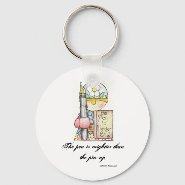 Word Nerd Keychain (Front)