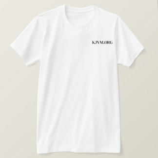 Word of God Hebrews Bible Verse White T-Shirt