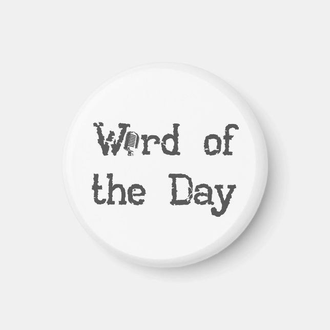Word of the Day Podcast Magnets (Front)