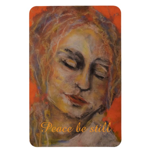 Word of the year: Peace be still Magnet (Vertical)