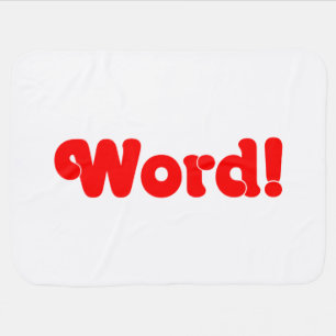 Word! Receiving Blanket