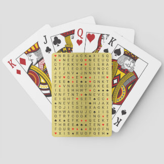 Word Search Puzzle - Standard Poker Cards