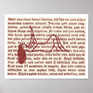 Word Stained Glass 3 Poster