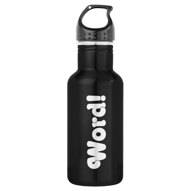 Word! Stainless Steel Water Bottle (Front)
