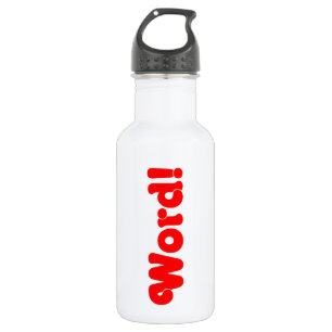 Word! Water Bottle